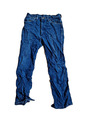 Wrangler Vintage Shirt Blau Retro Jeans Dunkelblau Herren Gr. 34 x 32
