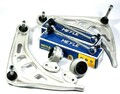 QUERLENKER SATZ RAG 4 TEILIG + 2x MEYLE HD KOPPELSTANGE VORNE FÜR BMW 3ER E46