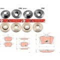 TRW BREMSSCHEIBEN + BELÄGE VORNE + HINTEN passend für VW PASSAT 3B 3B2 3B5