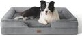 Bedsure orthopädisches Hundebett Ergonomisches Hundesofa - 89x63 cm Hundecouch