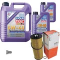 MAHLE Ölfilter 7 L LIQUI MOLY 5W-40 Leichtlauf High Tech für VW Passat Variant