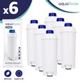 6x Wasserfilter passend für alle Delonghi mit DLS C002 / SER 3017 ECAM ESAM BCO