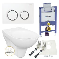 Geberit Vorwandelement Omega 82 oder 98 cm Design WC Drückerplatte WC Sitz Set