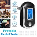 LCD Digital Alkoholtester Breath Analyzer Alkoholmessgeräte mit 20 Mundstücke DE