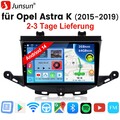 DAB+ Für 2015-2019 Opel Astra K Android14 Autoradio GPS NAVI WIFI BT Carplay SWC