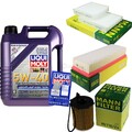 INSPEKTIONSKIT FILTER LIQUI MOLY ÖL 5L 5W-40 für Peugeot 207 WA_ WC_ 1.6 HDi
