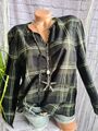 Street One Bluse Tunika Shirt schwarz grün kariert Gr. 34 bis 42 (4 135) NEU