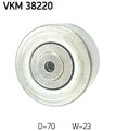 SKF VKM 38220 Riemenspanner, Keilrippenriemen links rechts oben für BMW OPEL