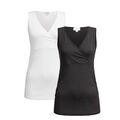 Herzmutter Umstandstop Doppelpack Stilltop Stillmode Schwangerschaft soft