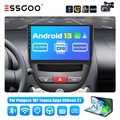 Autoradio Carplay Android 13 64G GPS +CAM Für Peugeot 107 Toyota Aygo Citroen C1