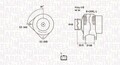 MAGNETI MARELLI 063731627010 Lichtmaschine Generator LiMa 125A 12V