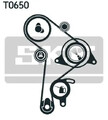 Zahnriemensatz mit trapezförmigen Zahnprofil VKMA 01019 SKF für SEAT VW FORD