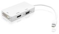 Adapter 3in1 MiniDisplayPort auf HDMI/DVI/VGA Techly IADAP-MDP-COMBOF12