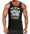 Herren Tanktop Camping Der tut nix der will nur campen Geschenk für