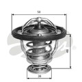 Thermostat ohne Gehäuse TH33682G1 GATES für HYUNDAI KIA