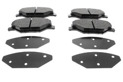 VAICO Bremsbelagsatz, Scheibenbremse Vorderachse u.a. für SKODA, VWDie Nr.1* für Autoteile: Top-Preis-Leistungs-Verhältnis