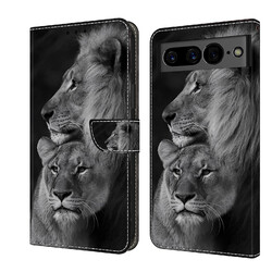 Handy Tasche für Google Pixel 6 6a 7a 7 8 9 Pro XL Gemustert Schutz Hülle Etui