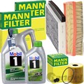 MANN INSPEKTIONSPAKET+MOBIL 0W-30 MOTORÖL passend für 2.5 T VOLVO XC90 I 275 T6