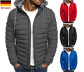 Winterjacke Steppjacke Wärmejacke Sport Jacke Sweatjacke Herren Warme Parka Step