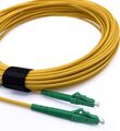 Elfcam® - 20m Glasfaserkabel LC/APC auf LC/APC Simplex Singlemode 9/125µm LSZH, 
