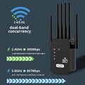 1200M WLAN Repeater Router Range Wifi Signal Verstärker Access Point Booster
