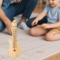 Holz Wandthermometer Hygrometer Doppelskala für Innen und Außen