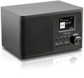 Peaq PDR 170 BT-B 1 DAB+ Radio mit Bluetooth, Aux In, USB & Wecker Schwarz