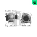 ERA 210605A Lichtmaschine Generator LiMa 120A 14V für VOLVO V70 II (285)