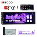 6.86" Android 14 Apple Carplay Autoradio IPS GPS NAV RDS Wifi 2+64G USB C 1 DIN