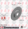 2x 370.4401.20 ZIMMERMANN Bremsscheibe für MAZDA