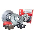 Zimmermann Sport Bremsscheiben Ø345mm Beläge vorne für AUDI Q5 8R A7 Sportback