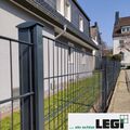 LEGI Doppelstabmattenzaun Basis 6/5 Komplettset inkl. Pfosten Gartenzaun Gitter