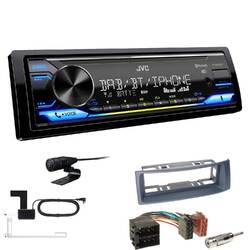 JVC DAB+ Bluetooth Autoradio für Renault Megane I Megane Scenic dunkelgrau