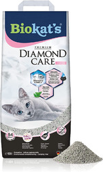Biokat'S Diamond Care Fresh Katzenstreu Mit Babypuder-Duft - Feine Klumpstreu Au