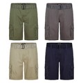 riverso Cargo Shorts Herren mit Gürtel Regular Fit RIVJoko Kurze Hosen Stretch