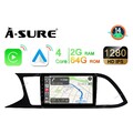 2+64G Android 14 Autoradio Apple Carplay WiFi GPS Navi DSP Für Seat LEON 5F1 5F5