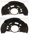 2X TRISCAN SPRITZBLECH BREMSSCHEIBE VORNE LINKS+RECHTS passend für TOYOTA AURIS 