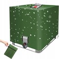 IBC Container Abdeckung Haube Frostschutz Hülle 1000L UV-Schutz Schutzhülle Grün