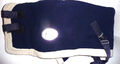 Exclusive Abschwitzdecke Fleece Decke mit Kreuzgurt extra dick Gr.125cm Blau NEU
