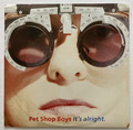 PET SHOP BOYS ITS ALRIGHT A2260 7" VINYL SCHALLPLATTE AUSTRALISCHE PRESSUNG 1989 SEHR GUTER ZUSTAND
