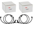 2X NTY ABS-SENSOR HINTEN BEIDSEITIG PASSEND FÜR VW GOLF VENTO LINKS+RECHTS