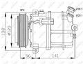 NRF Kompressor, Klimaanlage  u.a. für CADILLAC, OPEL, SAAB