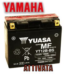 Batterie Yuasa YT12B-BS 12V Yamaha YZF 1000 R1 2002 2003 GIA 'Aktive X Motorrad