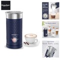 Milchaufschäumer, 4-in-1 Elektrischer Milchdampfgarer, Automatischer Heiß- un...