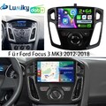 2+64G Android 15 Autoradio GPS Radio CarPlay Für Ford Focus 3 MK3 2012-2018 DAB+
