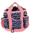 Putztasche Kinder Pferde Reitsport Striegeltasche Lucky Pferde Motiv blau rosa