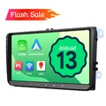 CAM+2DIN 9" Autoradio Android 13 Navi WiFi Für VW GOLF 5 6 Passat Polo 6R Touran