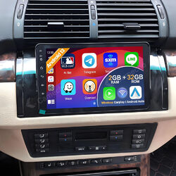 Android 13 Apple Carplay Autoradio GPS RDS WiFi Für BMW 3er E46 M3 Rover 75 MGZT