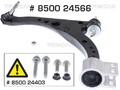 Triscan 8500 24566 Lenker, Radaufhängung für OPEL