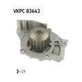 SKF Wasserpumpe VKPC 83643